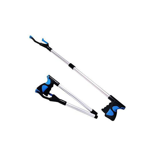 Litter Picker Grabber Stick Rubbish Picker Helping Hand Grabber (Blue)