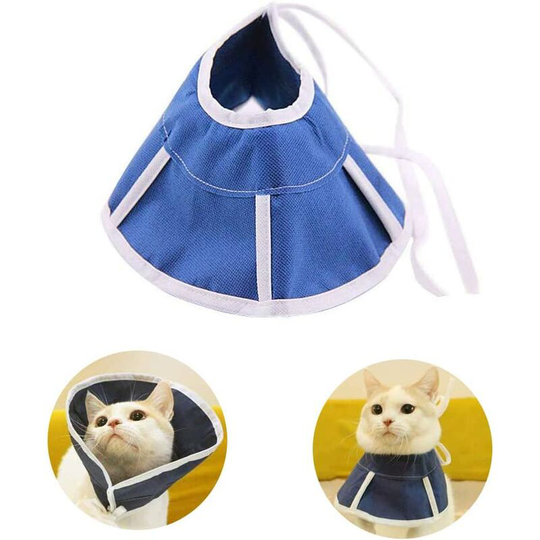 Adjustable Cats Dogs Surgery Recovery Collar Soft Pet Cone For Grooming Anti-biting Lick Wound Healing (Neck Circumference: 4.7inch / 12cm)