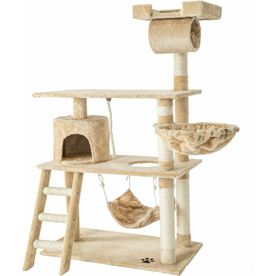 Cat tree scratching post Marcel - cat scratching post, cat tower, scratching post - beige - beige
