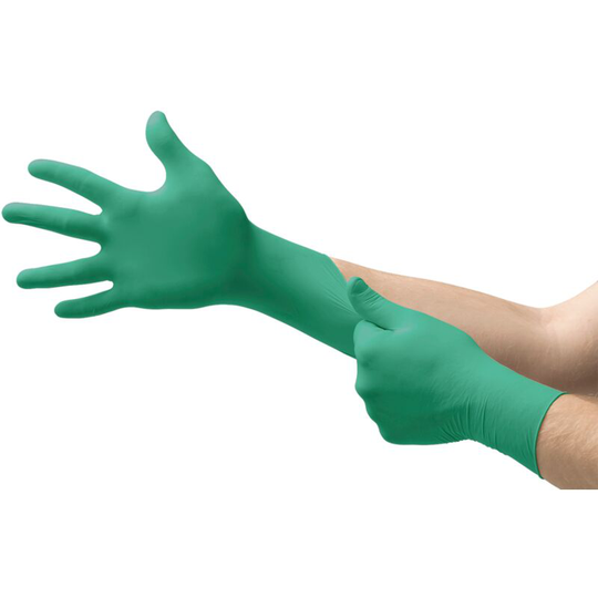 92-500 Size 6, 5-7, 0 Exam Standard Gloves - Green - Ansell
