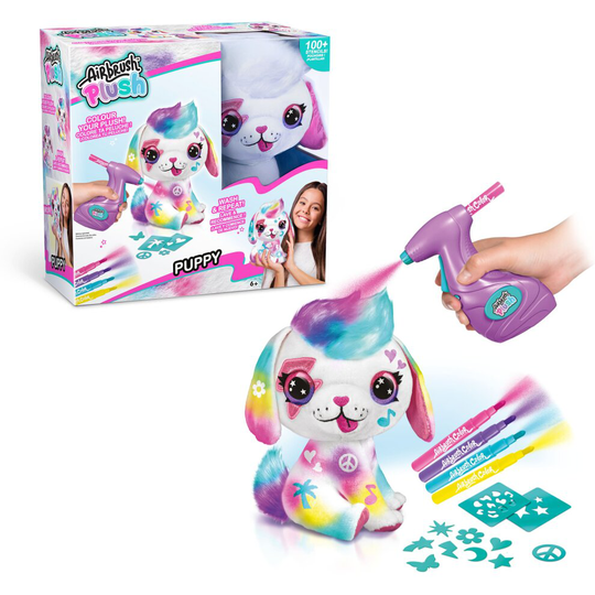 Airbrush Plush Puppy