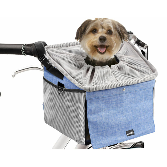 Bearsu - in 1 Cat Dog Carrier Bag - Bike Basket + Carrier Backpack + Shoulder Carry Bags + Car Seats, Detachable, Breathable, for Cat Puppy Small Dog