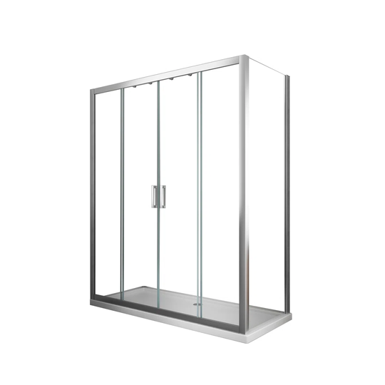 Glatha Rectangular Shower Enclosure with Tray