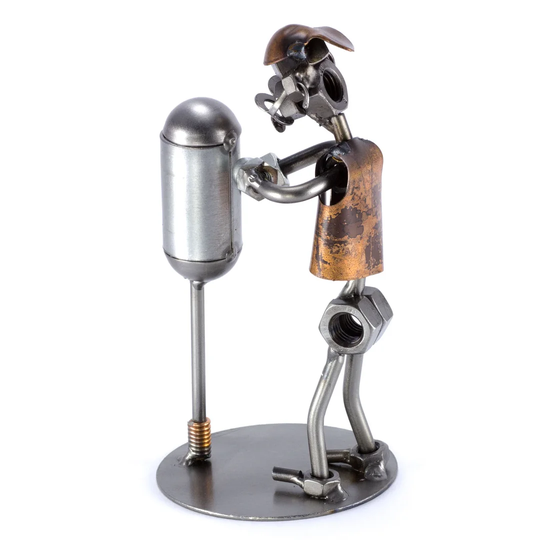 Boxer with Sandbag Screw Man Pierz