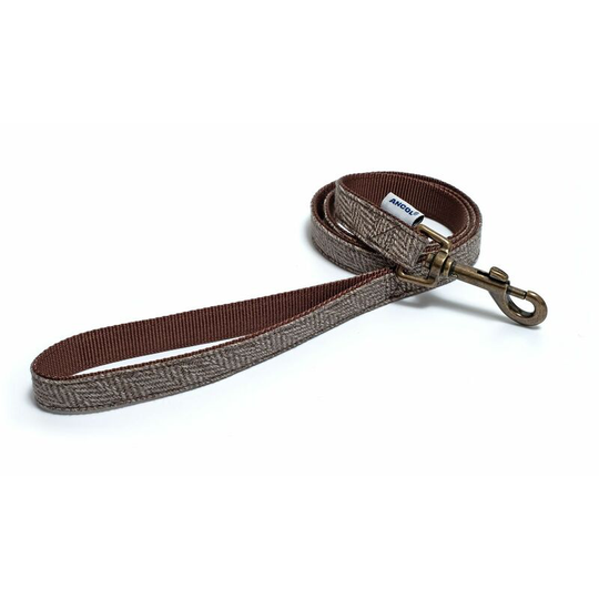 Herringbone Lead - 1 m x 19 Mm Herringbone - Ancol