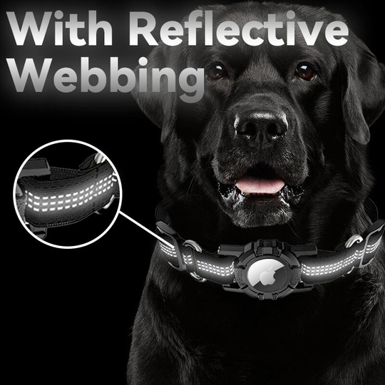 Location Tracker for Apple AirTag, Portable Anti-Lost Dog Collar Case(2pcs) 2*26*32cm black - Muff