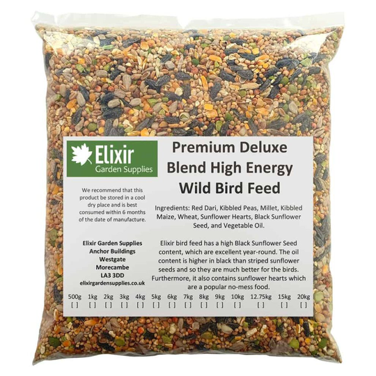 (Bag, 10kg) Elixir Gardens Wild Bird Food High Energy Seed Mix