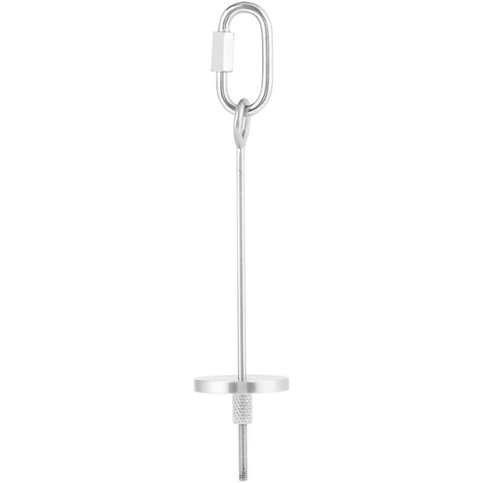Litzee - Stainless Steel Parrot Feeder Bird Feeder Toy Stick Holder Vegetable Meat Finch Canary Swing Toy Cage Foraging Toy Parrot Treating Tool (s)