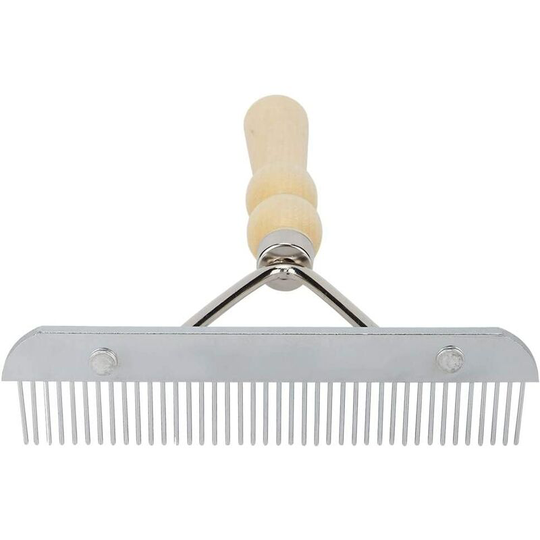 Dog Comb Wooden Handle Cat Grooming Comb Dog Hair Removal Pet Grooming Comb