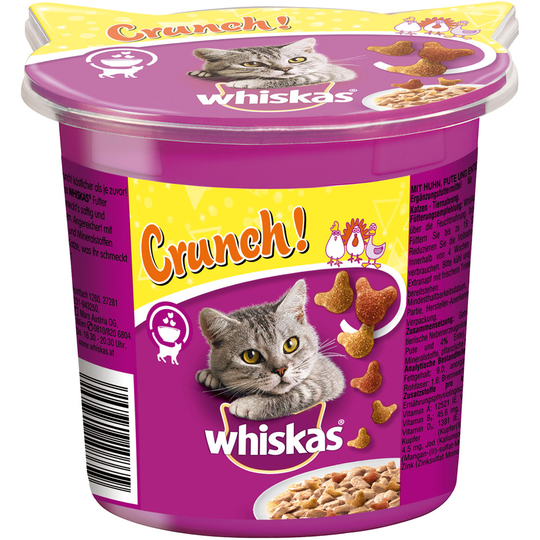 Whiskas Crunch with Chicken, Turkey & Duck - 10 x 100g