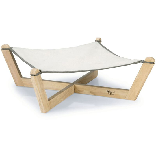 Cat Wooden Hammock Gaia 51x51x18.5 cm Grey Designed By Lotte Multicolour
