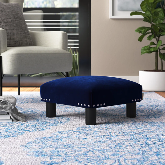 Abderus 41Cm Wide Square Footstool Ottoman