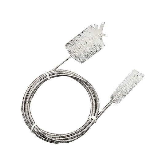 Thsinde - Flexible Double Aquarium Tank Cleaner Brush Grey-155 Cm