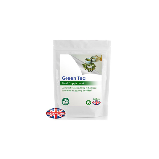 60 x Green Tea 3500mg Tablets, Natural Fat Burner Slimming Aid UK (V)