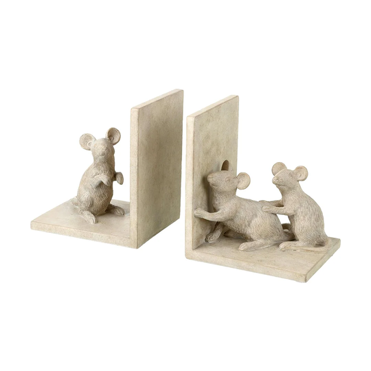 Mouse Resin Bookends