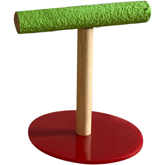 Bird Training Stand Bird Playstand t Shape Grinding Bird Perch Bird Cage Toys s