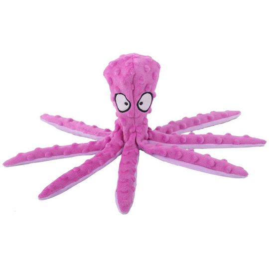Plush Pet Toy Octopus Shell Dog Educational Bite-resistant Sounding Toy Octopus Cat and Dog Supplies Purple