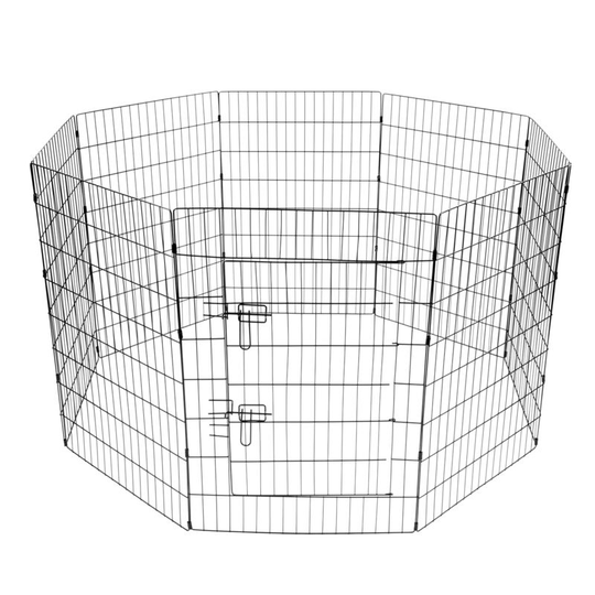 KCT Puppy 8 Panel Play Pen Small Animal Enclosure - Extra Large