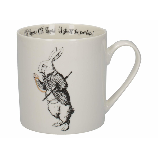 V&A "Alice in Wonderland� White Rabbit Can Mug 350ml