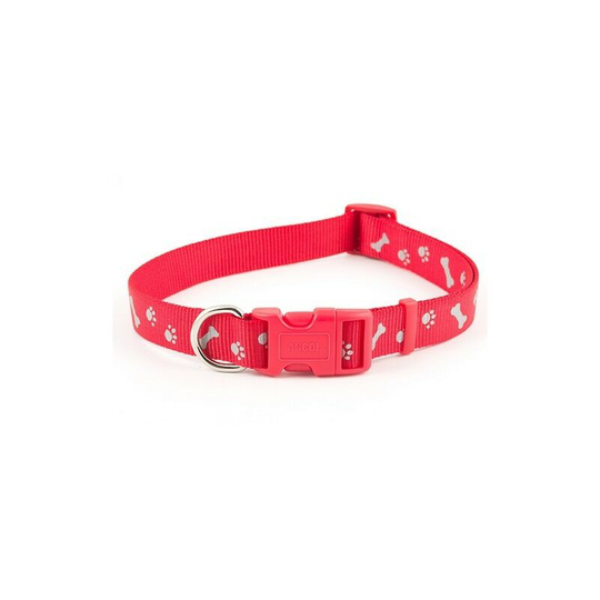 Paw And Bone Adjustable Dog Collar (20 - 30cm) (May Vary) - May Vary - Ancol