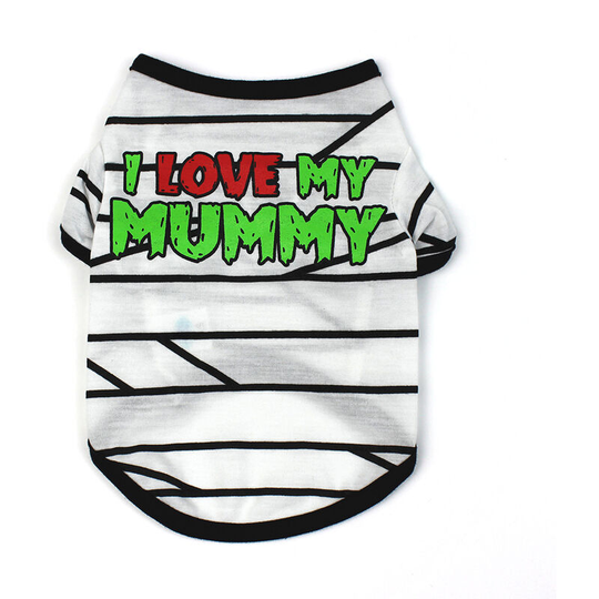 Dog Halloween Shirt Pet t Shirt Dog Pet Clothes Pet Halloween Clothes Halloween Costume Dog Shirts (Stripe l)