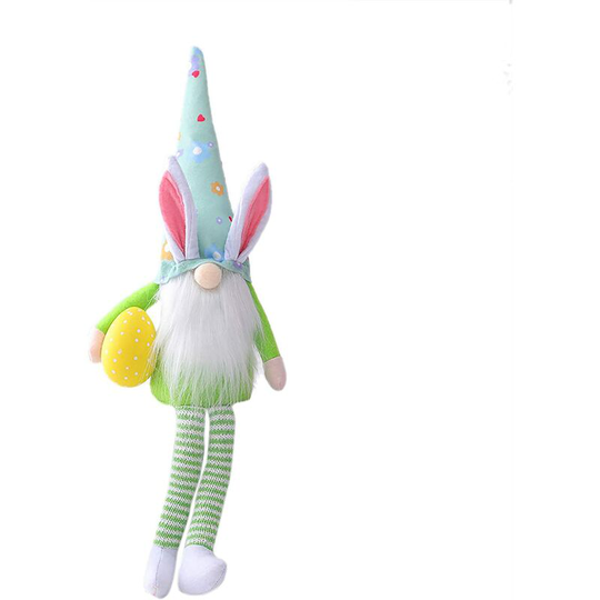 Einemgeld - Easter elf decoration, faceless doll Easter decoration, dwarf carrot rabbit faceless doll, long legs, plush toys, doll ornaments, desk