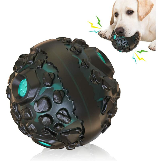 Dog Toys Football,Interactive Soccer Ball,Water Toy for Dogs,Dog Football,Dog Ball Games (Color - Molars)