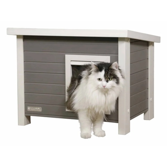 Kerbl Eco Cat House Eli 57 x 45 x 43cm Grey/White