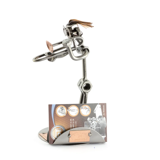 Trombone Screw Man Place Card Holder