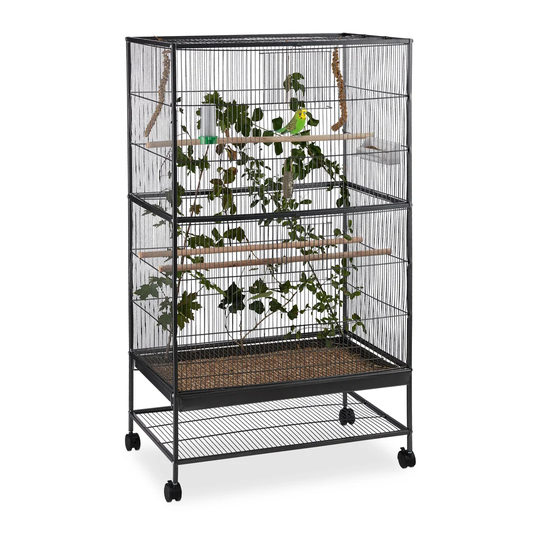 Aviary with Removable Tray