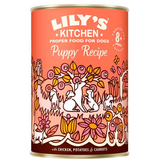 Lily's Kitchen Puppy Recipe with Chicken, Potatoes & Carrots - 6 x 400g