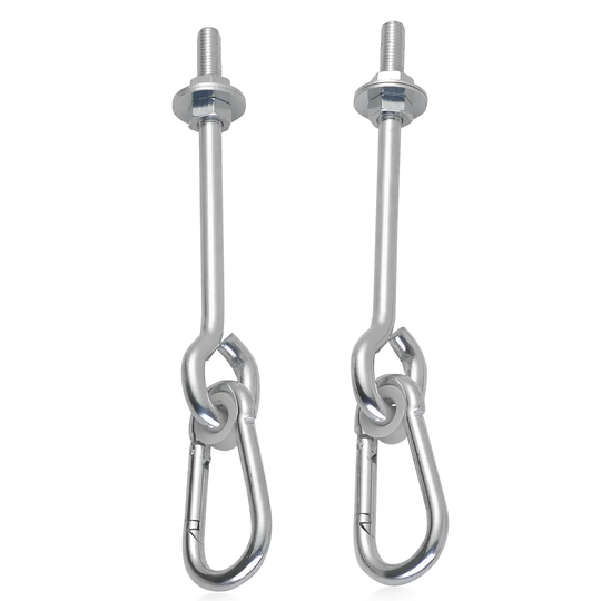 Heavy-Duty Metal Swing Hanger & Snap Hook for Timber Climbing Frame & Wooden Beam