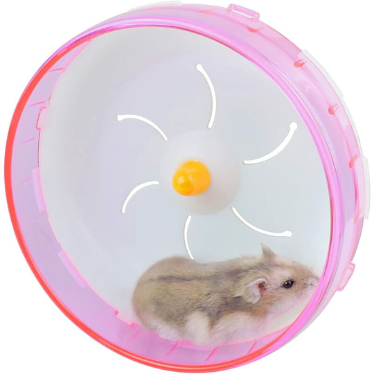 Echoo - Hamster Running Wheel, 18cm Silent Jogging Exercise Toy, Hamster Cage Accessories for Dwarf Hamsters