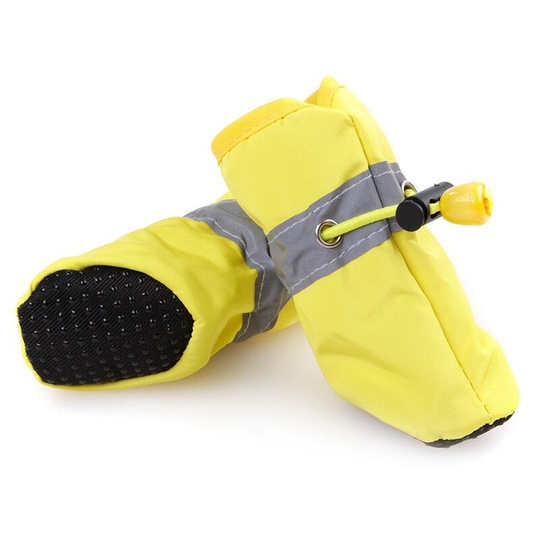 Betterlifegb - BetterLife dog tab protection, anti-slip winter shoes, with reflective band, suitable for small, medium and large dogs set of 4 pieces
