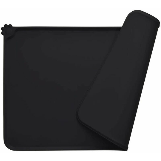 Dog Gamele Carpet, Silicone Cat Power Mat with fda standards, waterproof and non-slip, black, 47 x 30 cm