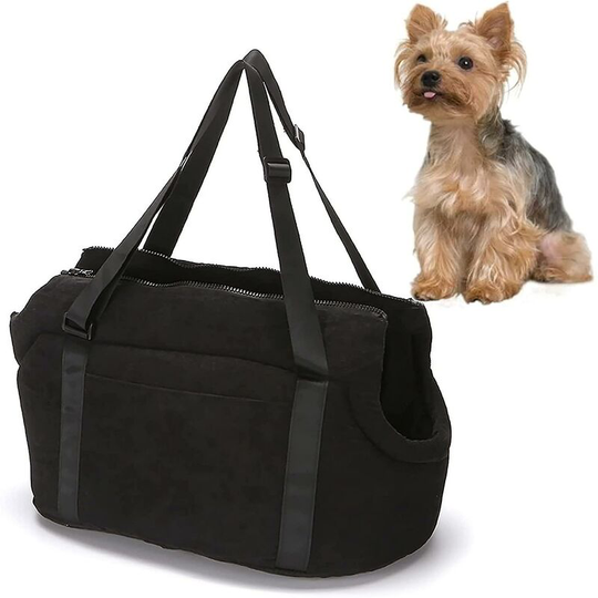 Washable Dog Carrier Bag Handbag For Small Dog Cat Basket Carrier Travel Bag Chihuahua Black - Thsinde
