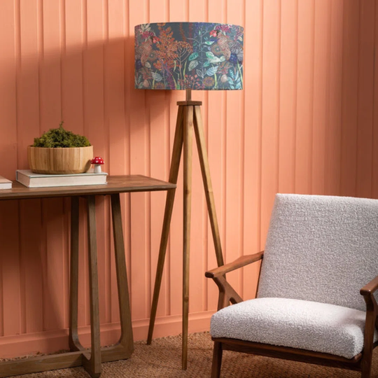 190Cm Brown Tripod Table Lamp