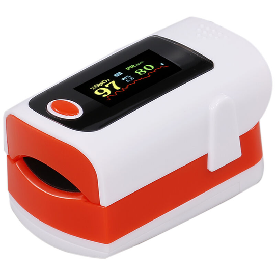 Fingertip Pulse Oximeter Blood Oxygen Saturation Pulse Intensity Monitor SpO2 Monitor LED Color Display Pulse Rate Monitor