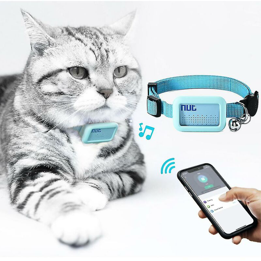 Perle Rare - Waterproof Dog Collar gps Tracker Bluetooth Locator Dog and Cat Anti-Lost Collar, Pet Locator Cat and Puppy Bluetooth Anti-Lost Device