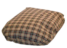 Classic Check Fibre Pet Bed in Brown