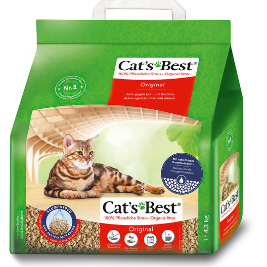 Cat's Best Original Cat Litter - 10l (approx. 4.3kg)