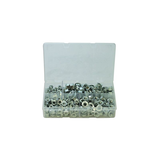 Connect - Metric Flange Nuts - Assorted - Box of 225 - 35015