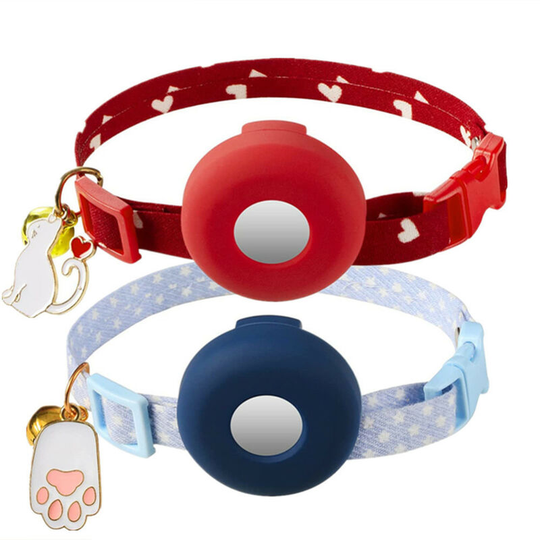 Cat Collar for Cat Kitten Puppy, Red + Blue (2PC)