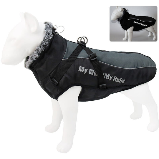 New autumn and winter pet clothing warm big dog clothes thick dog padded pet clothes about 15-23kg