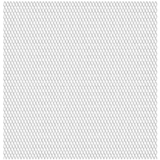 Garden Wire Fence Stainless Steel 100x85 cm 30x17x2.5mm - Silver