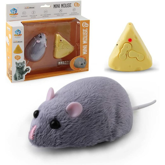 Remote Control Cat Mouse, Remote Control Cat Toy Mouse, Adult Cat Electric Mouse, Remote Control Rat, Mouse and Pet Toys for Cats, Fake Mouse