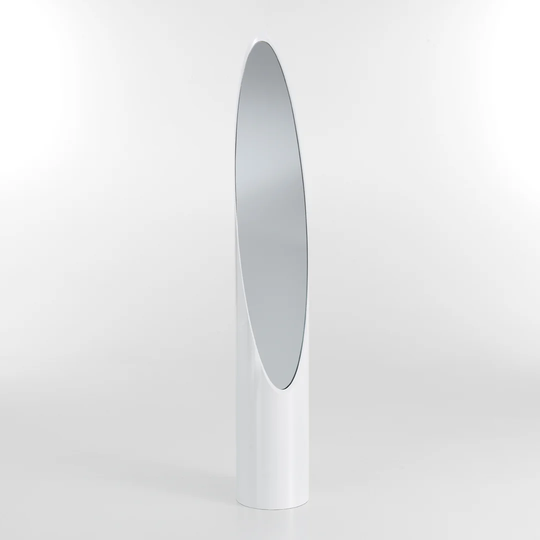 Tobiah Oval Plastic Framed Freestanding Mirror
