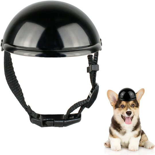 Deckon - Dog Helmet Cap Motorcycle Dogs Cap Dog Bike Helmet For Dog Adjustable Helmet Pets Headgear Cool Cat Hat Car Helmets Puppy Funny Hat Cute Dogs