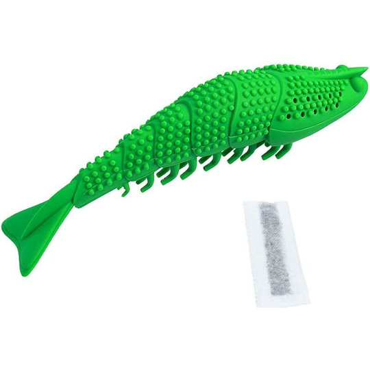 Catnip Toy, Cat Toys, Kitten Toys, Kitten Toothbrush Dental Care Interactive Toy Lobster Shape Cute Silicone Green