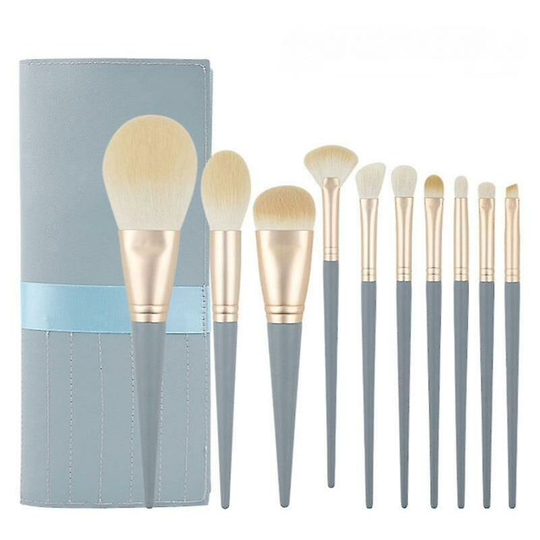 Professional Make Up Brushes 10 Pieces Makeup Brushes Premium Synthetic Make Up Brushes Cosmetic Brushes Makeup Brushes Foundation Blending Brushes